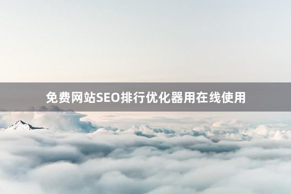 免费网站SEO排行优化器用在线使用